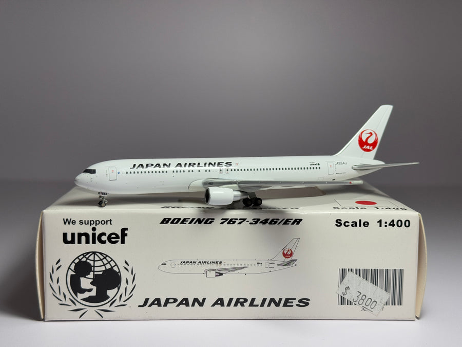 JC Wings 1:400 Japan Airlines Boeing 767-300 JA654J current colors XX4307