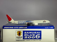Herpa 1:400 JAL Boeing 777-300ER JA732J Samurai Blue 561464