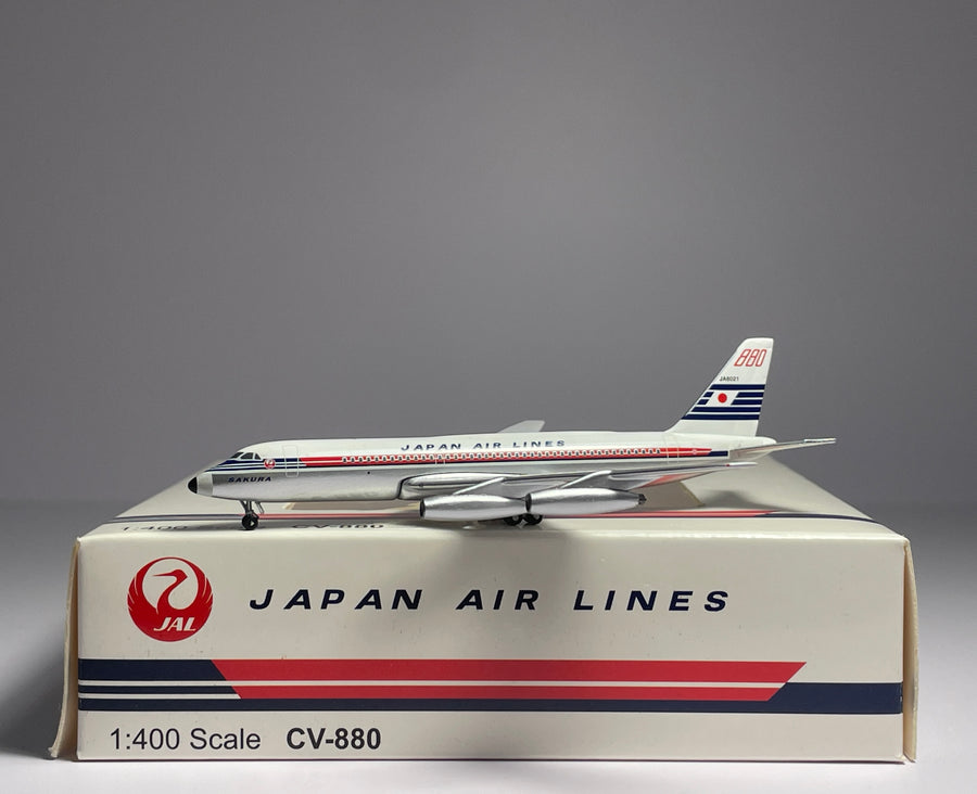 Aeroclassics 1:400 Japan Air Lines Convair CV-880 JA8021 1960s colors ACJA8021