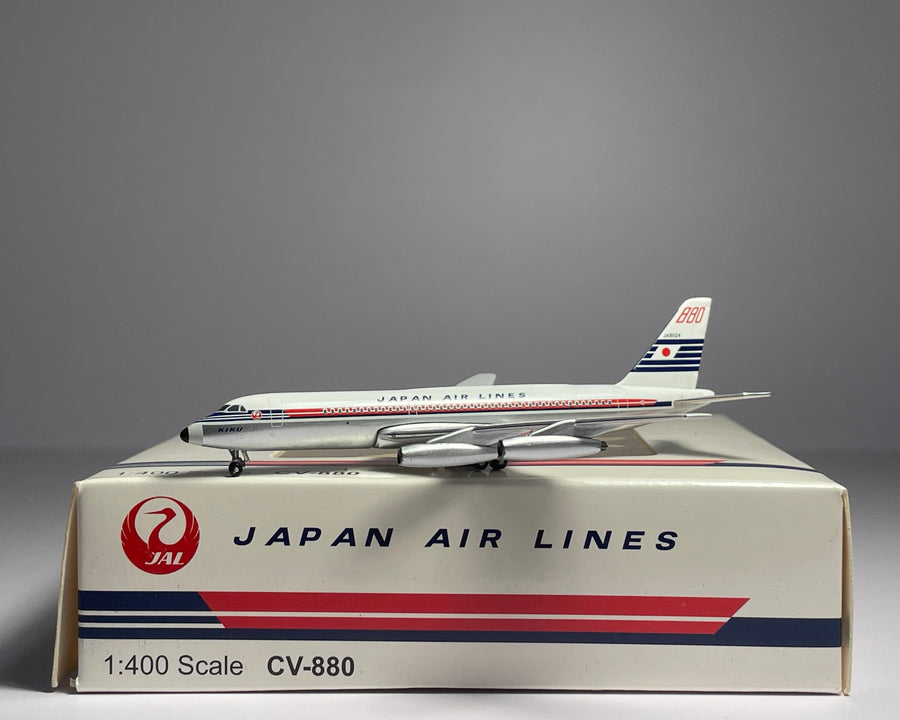 Aeroclassics 1:400 Japan Air Lines Convair CV-880 JA8024 1960s colors ACJA8024