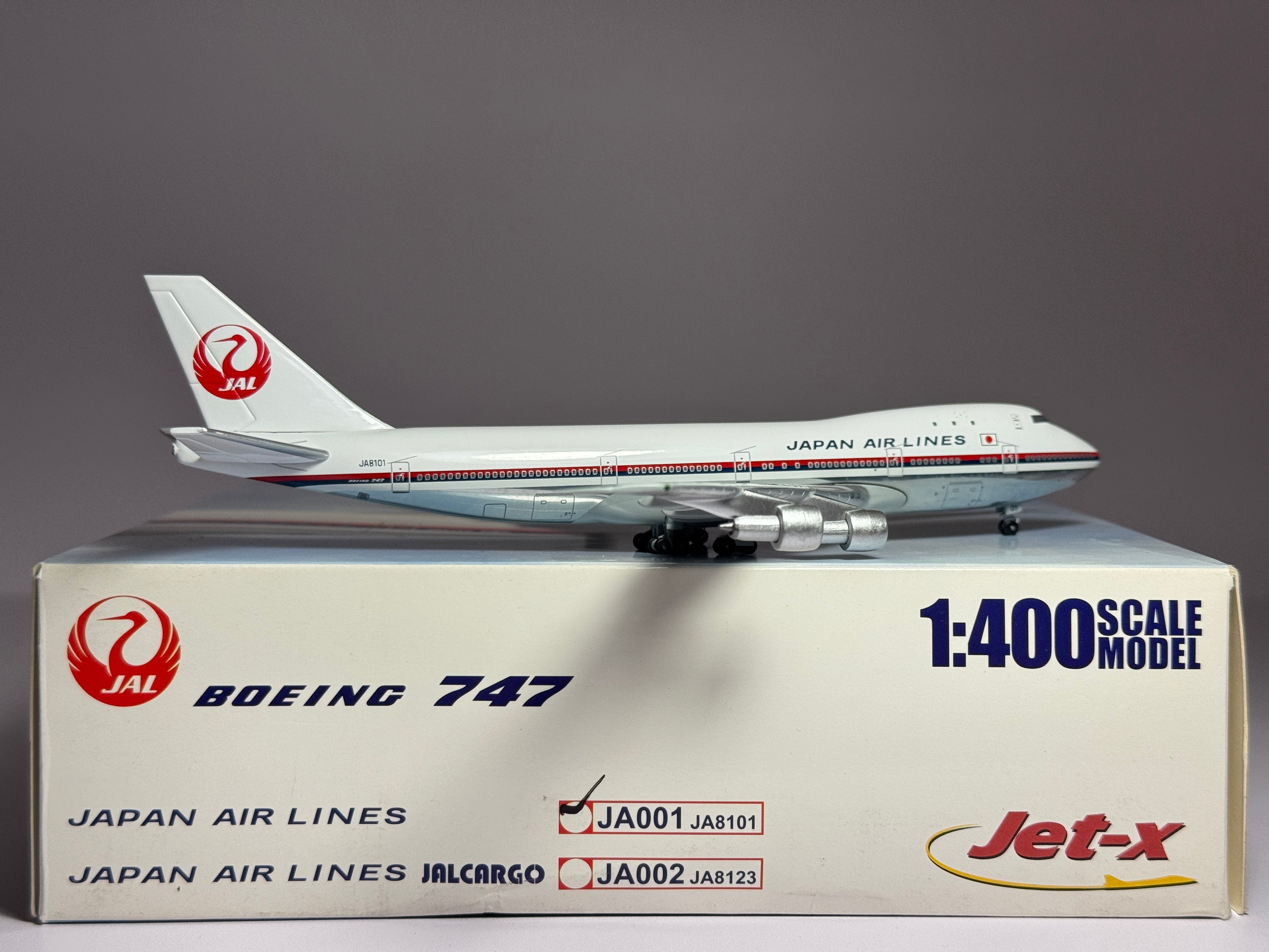 Jet-X 1/400 日本航空 JAL B747-100 JA8101 Jet-X 1:400 Japan Airlines Boeing 747-100 JA8101 1960s