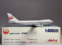 Jet-X 1:400 Japan Airlines Boeing 747-100 JA8101 1960s colors JA001