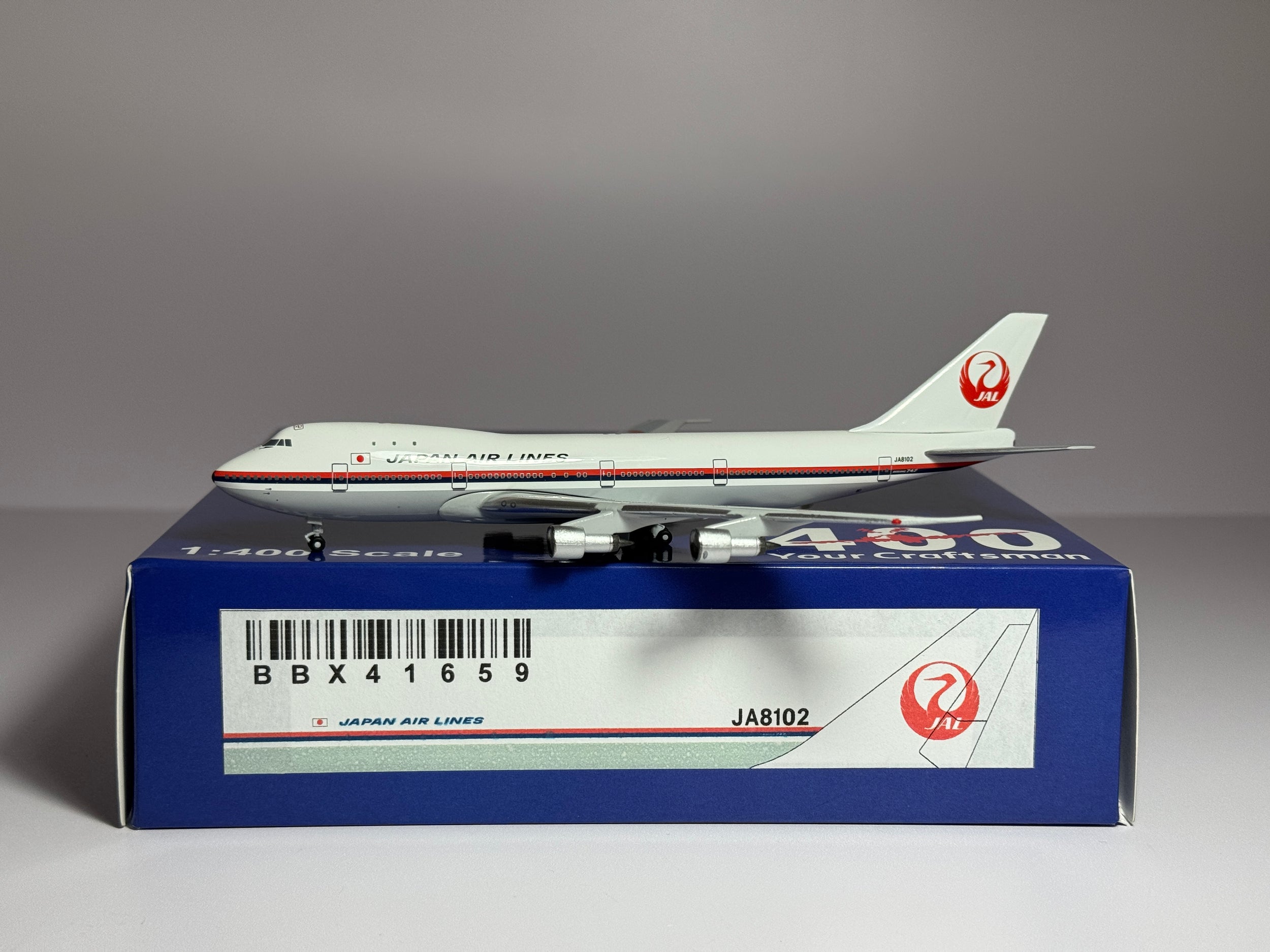 Aeroclassics 1:400 Japan Airlines Boeing 747-100 JA8102 1960s colors BBX41659