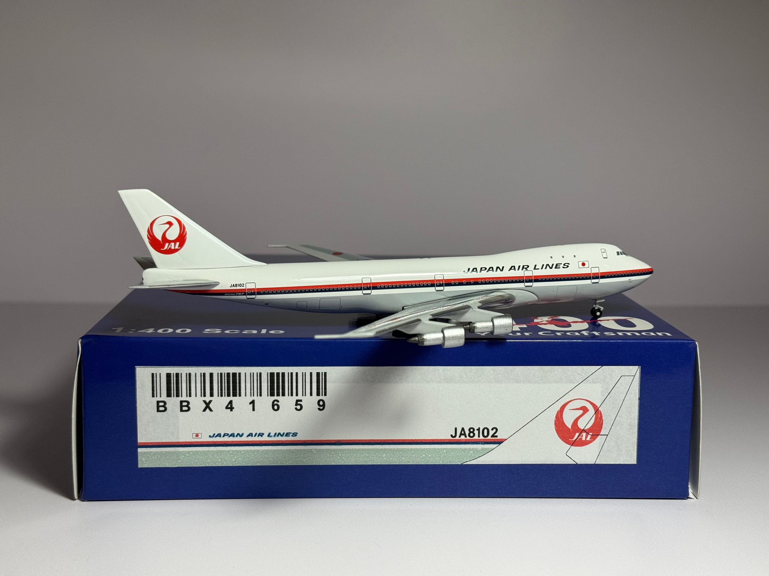Aeroclassics 1:400 Japan Airlines Boeing 747-100 JA8102 1960s colors BBX41659