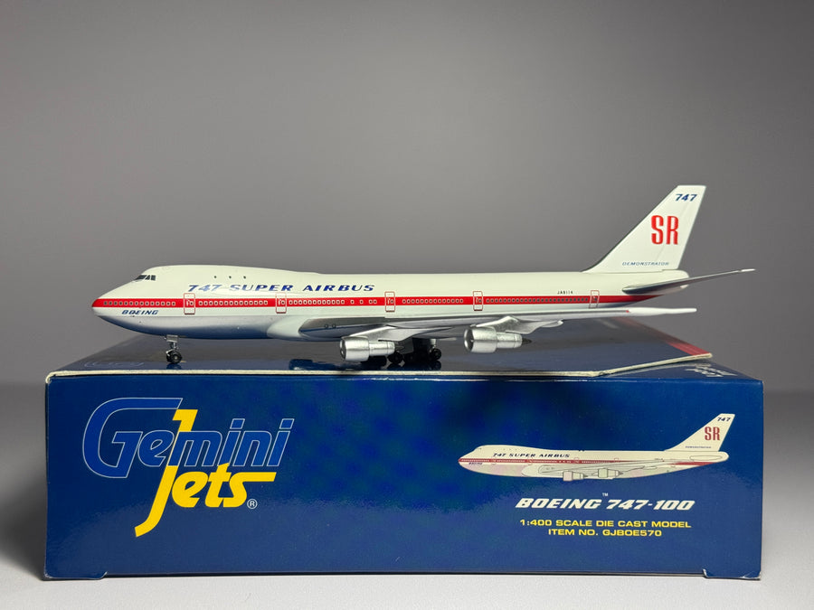 Gemini Jets 1:400 Boeing House Boeing 747-100SR JA8114 GJBOE570