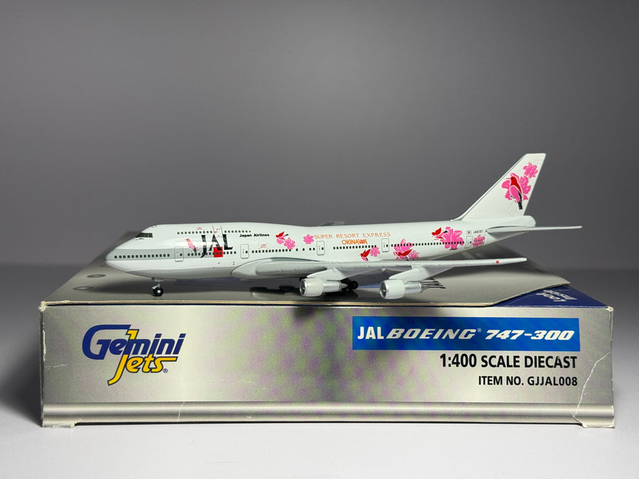 Gemini Jets 1:400 Japan Air Lines Boeing 747-300 JA8187 GJJAL008