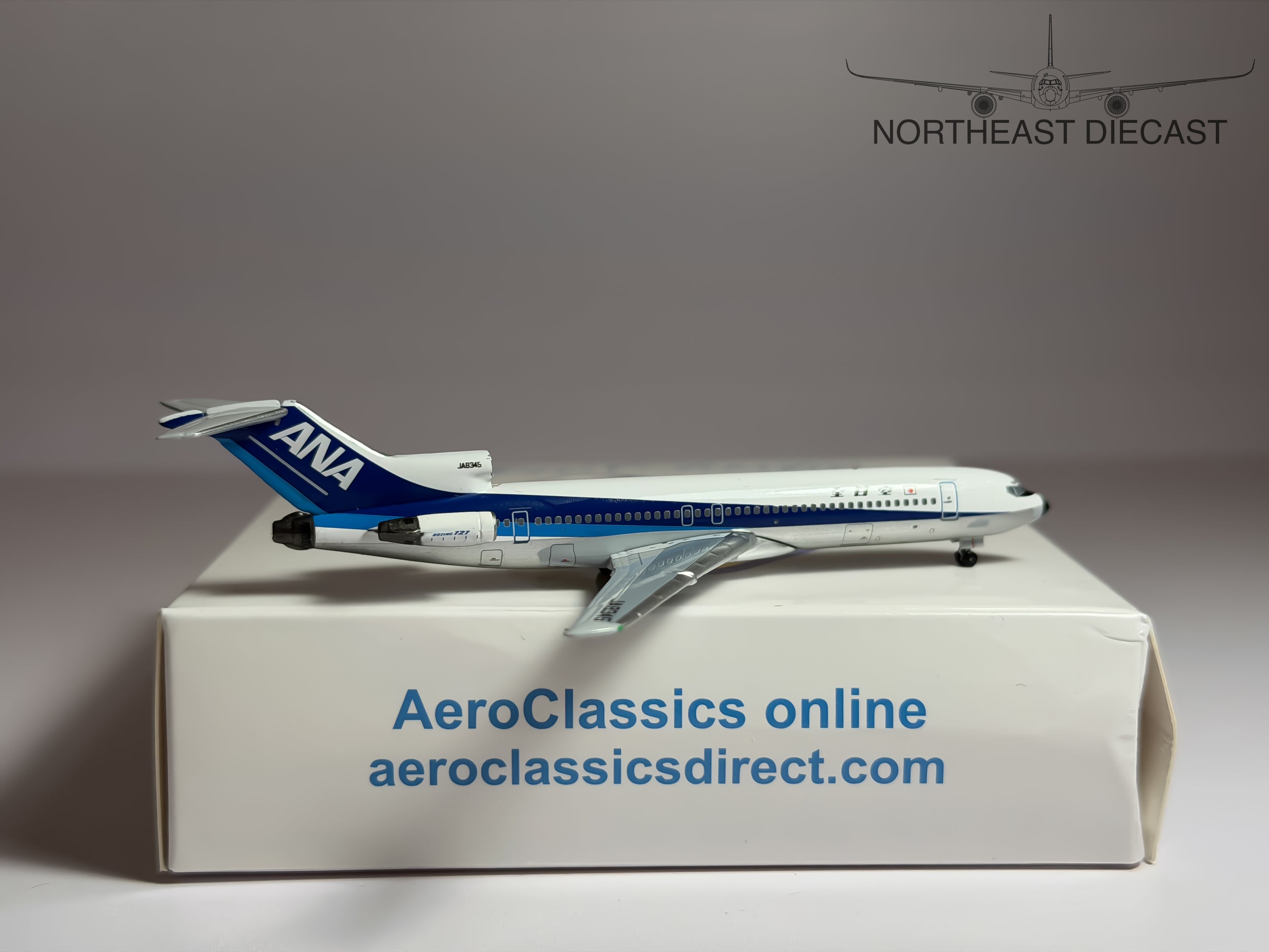 All Nippon Airways Boeing 727-200 1:400 Aeroclassics JA8345 (AC411227)