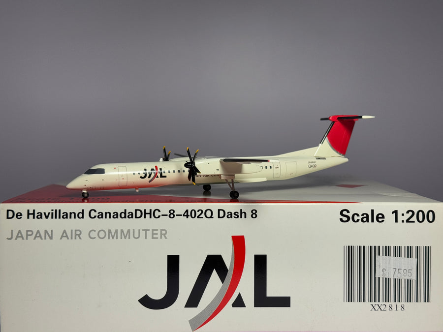 JC Wings 1:200 JAL Japan Air De Havilland Q400 JA844C Commuter XX2818