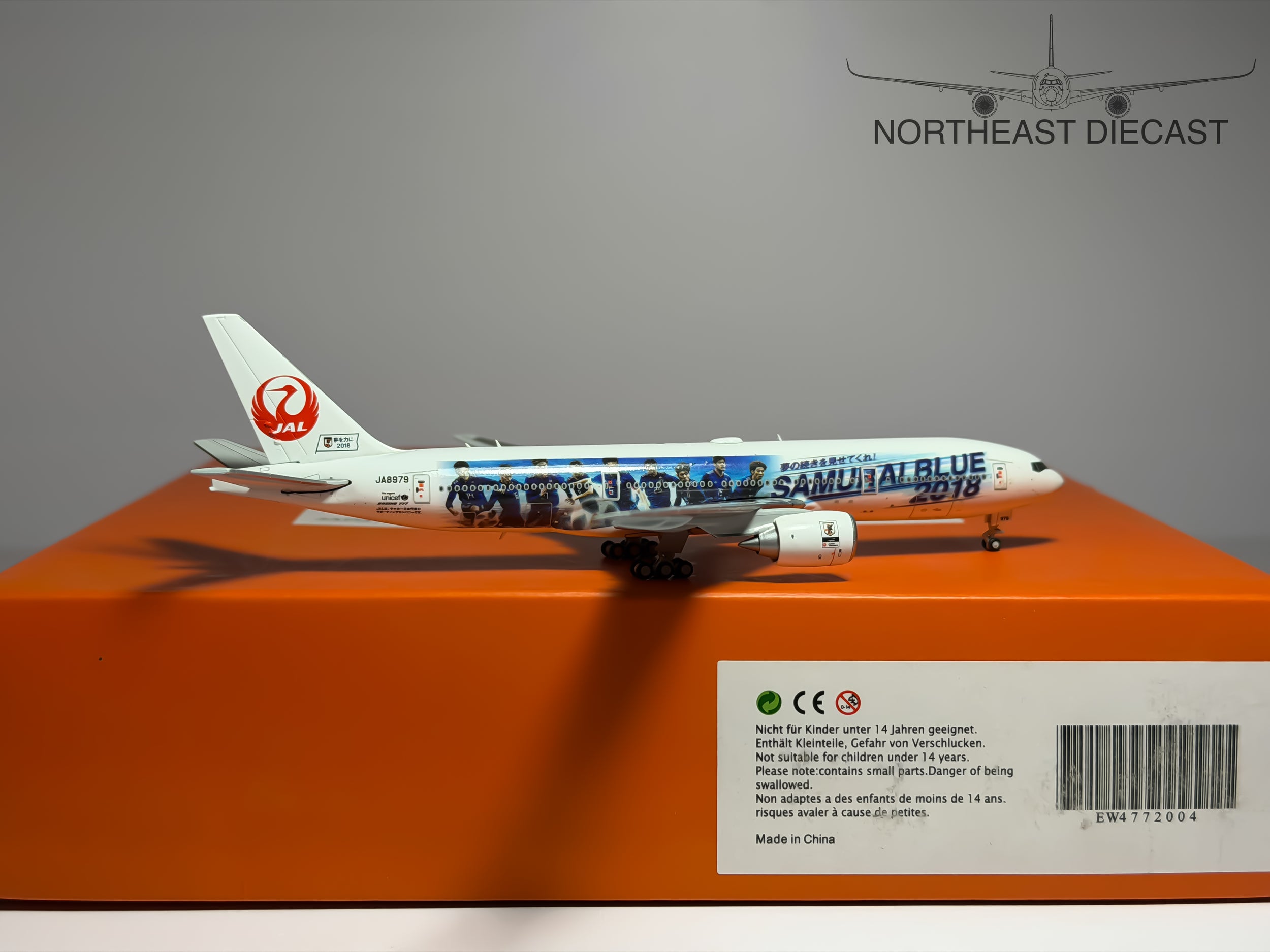 Japan Airlines Boeing 777-200ER 1:400 JC Wings JA8979 (EW4772004)