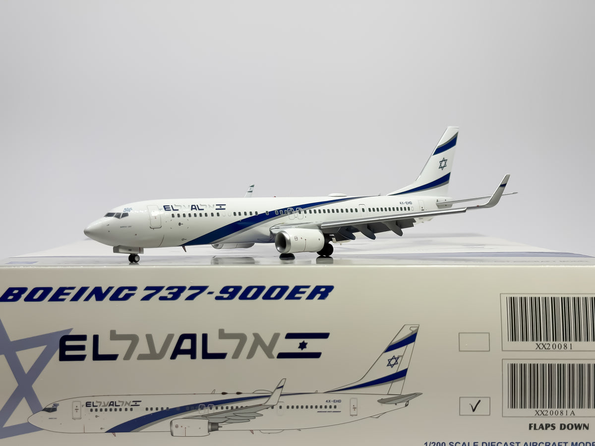 El Al Boeing 737-900 1:200 JC Wings 4X-EHD (XX20081A)
