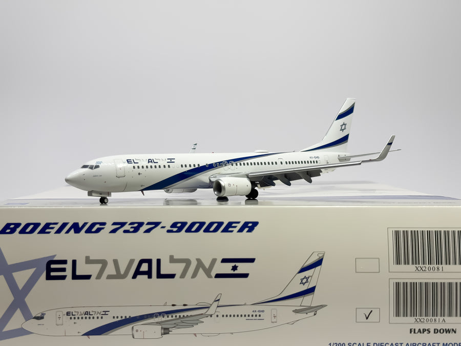 El Al Boeing 737-900 1:200 JC Wings 4X-EHD (XX20081A)
