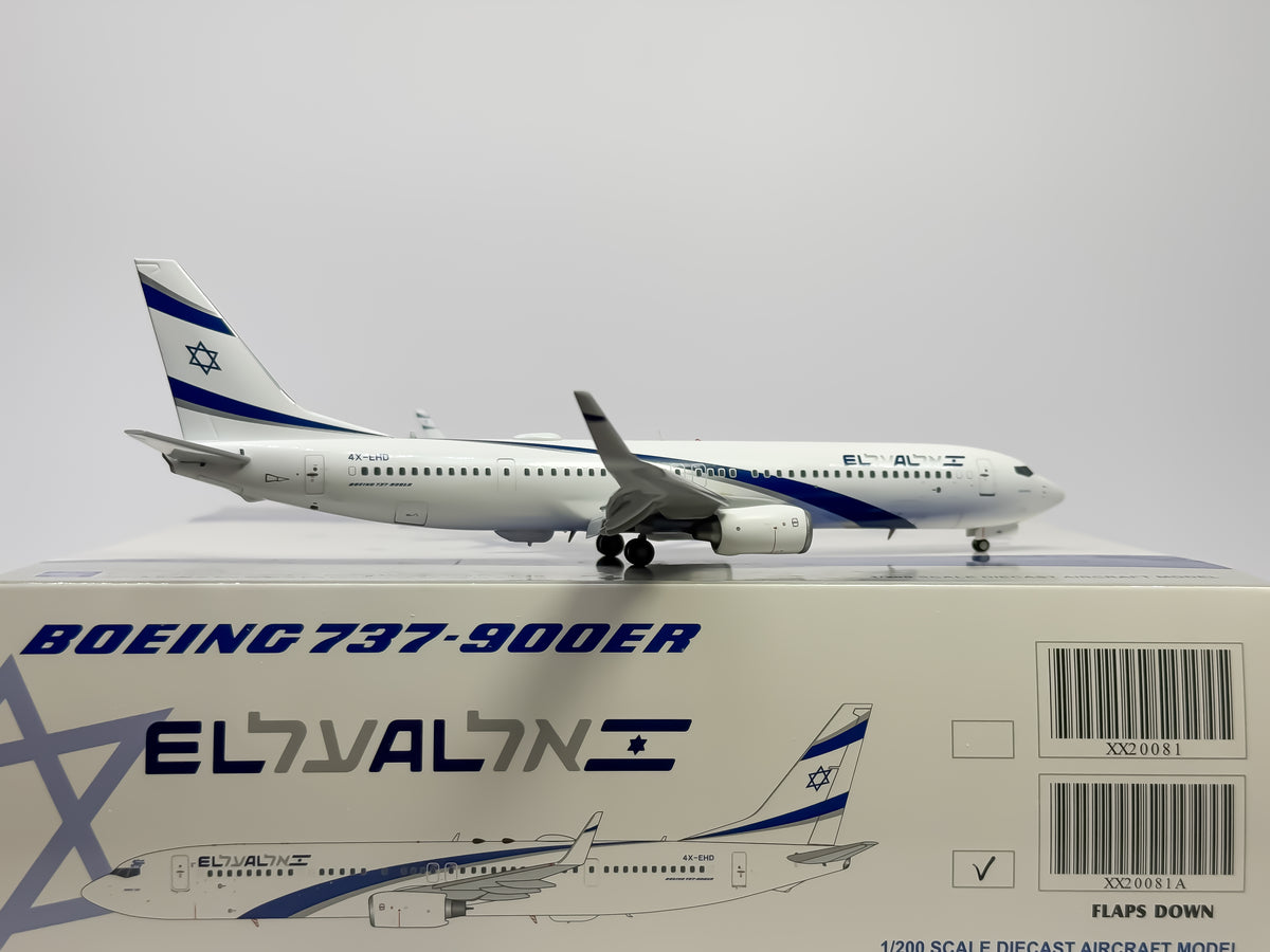 El Al Boeing 737-900 1:200 JC Wings 4X-EHD (XX20081A)