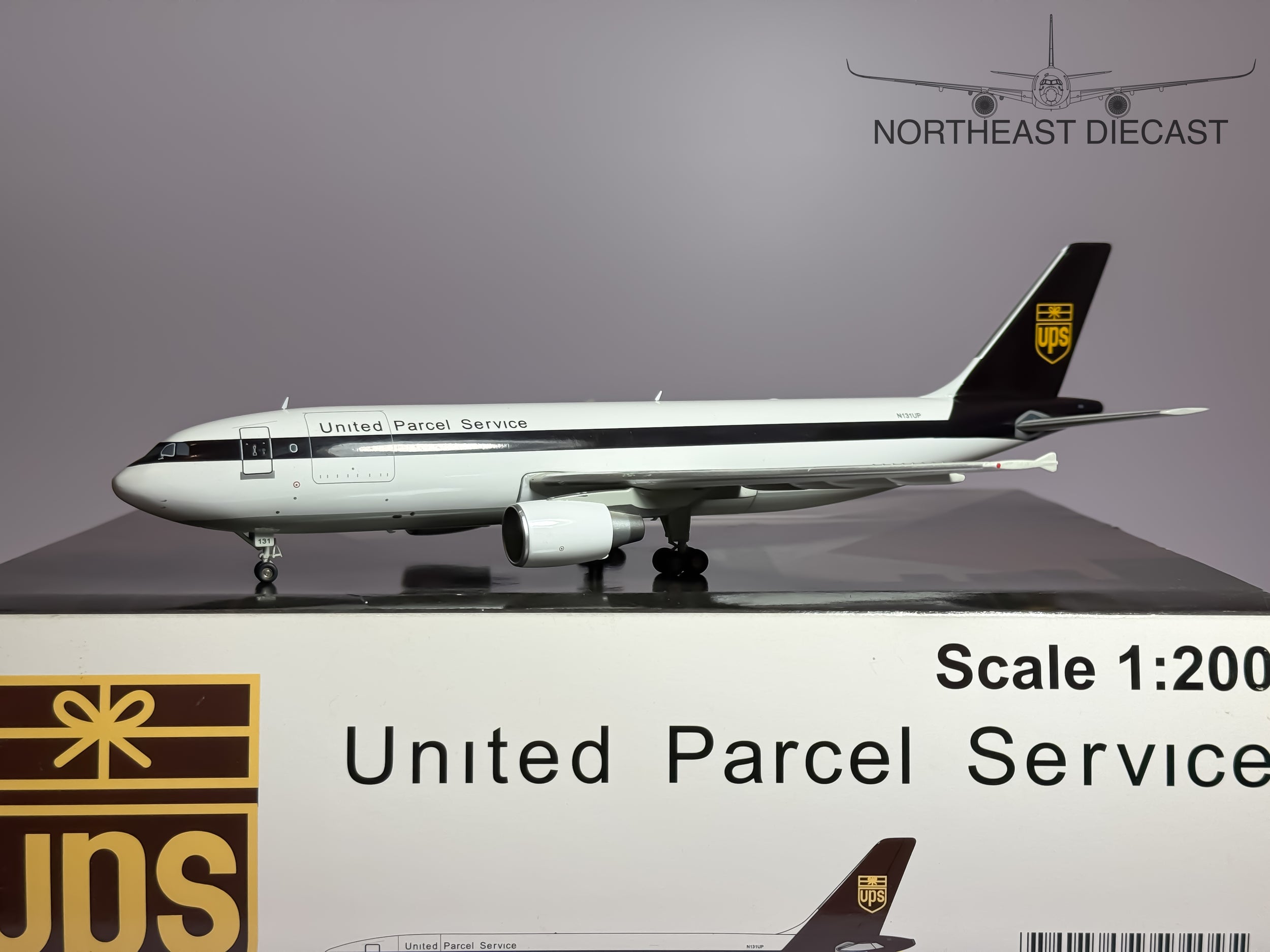 United Parcel Service Airbus A300-600F 1:200 JC Wings N131UP (JC2112)