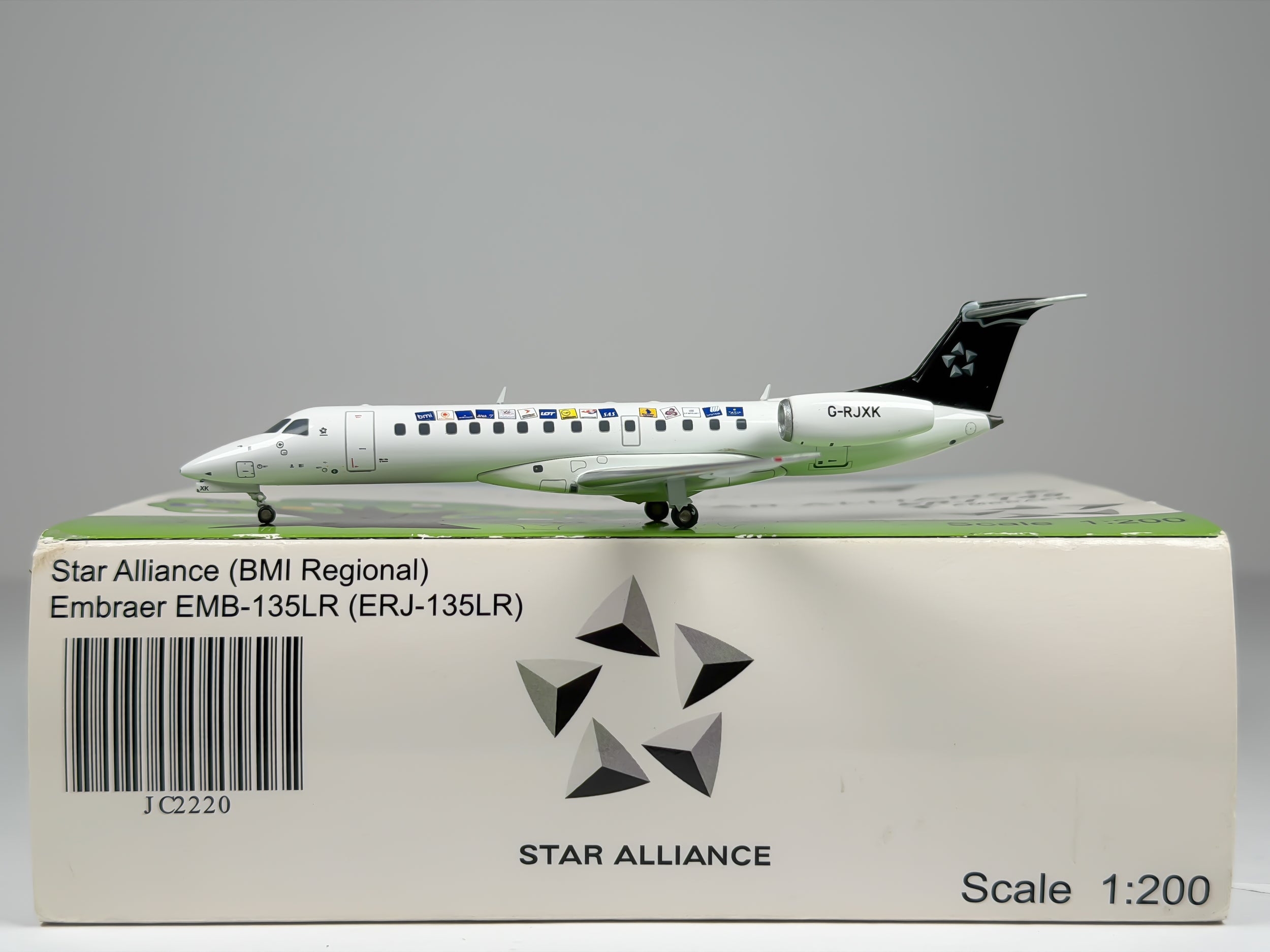 BMI Regional Embraer E135LR 1:200 JC Wings G-RJXK (JC2220)