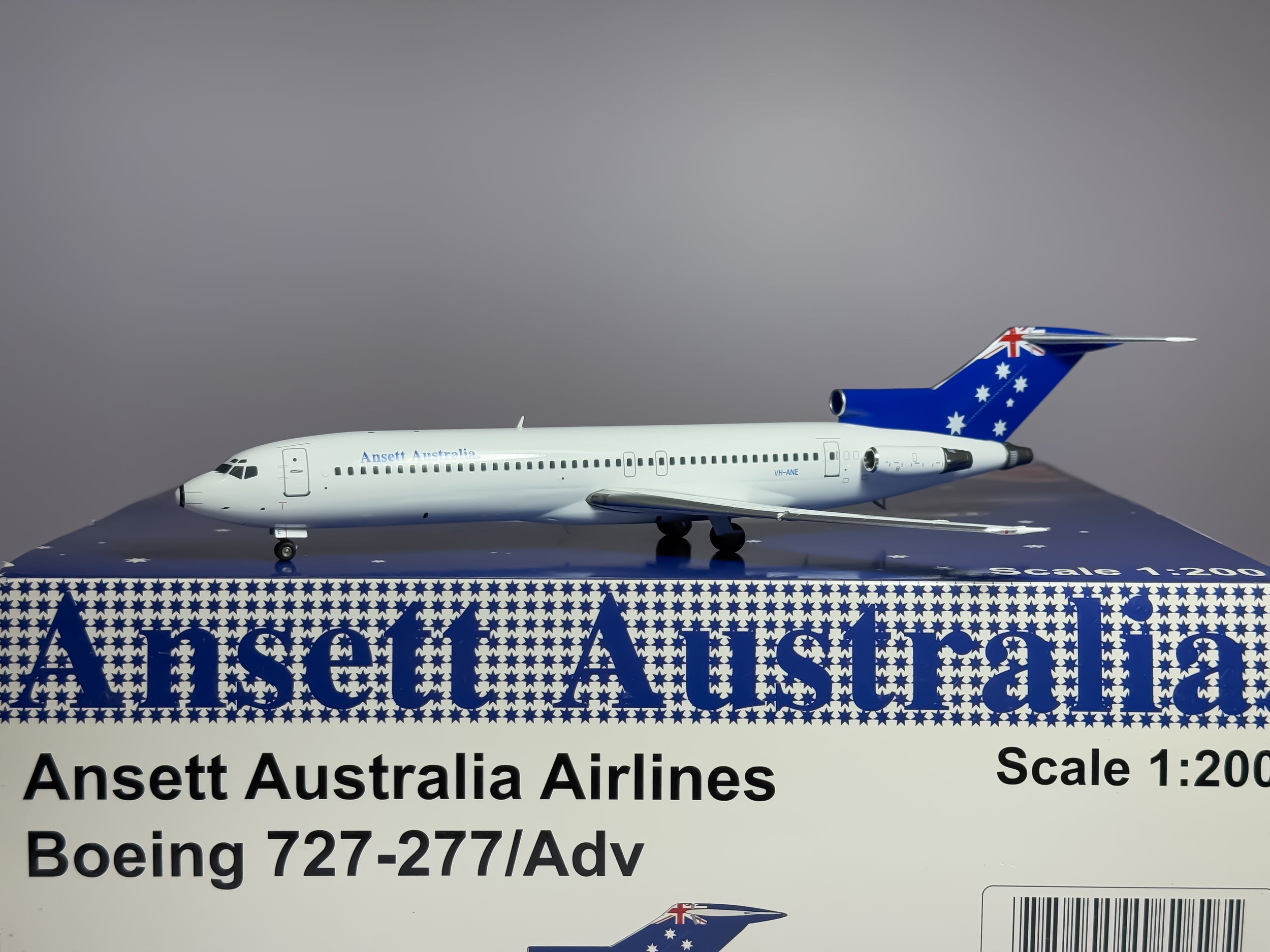 Ansett Australia Boeing 727-200 1:200 JC Wings VH-ANE (JC2600)