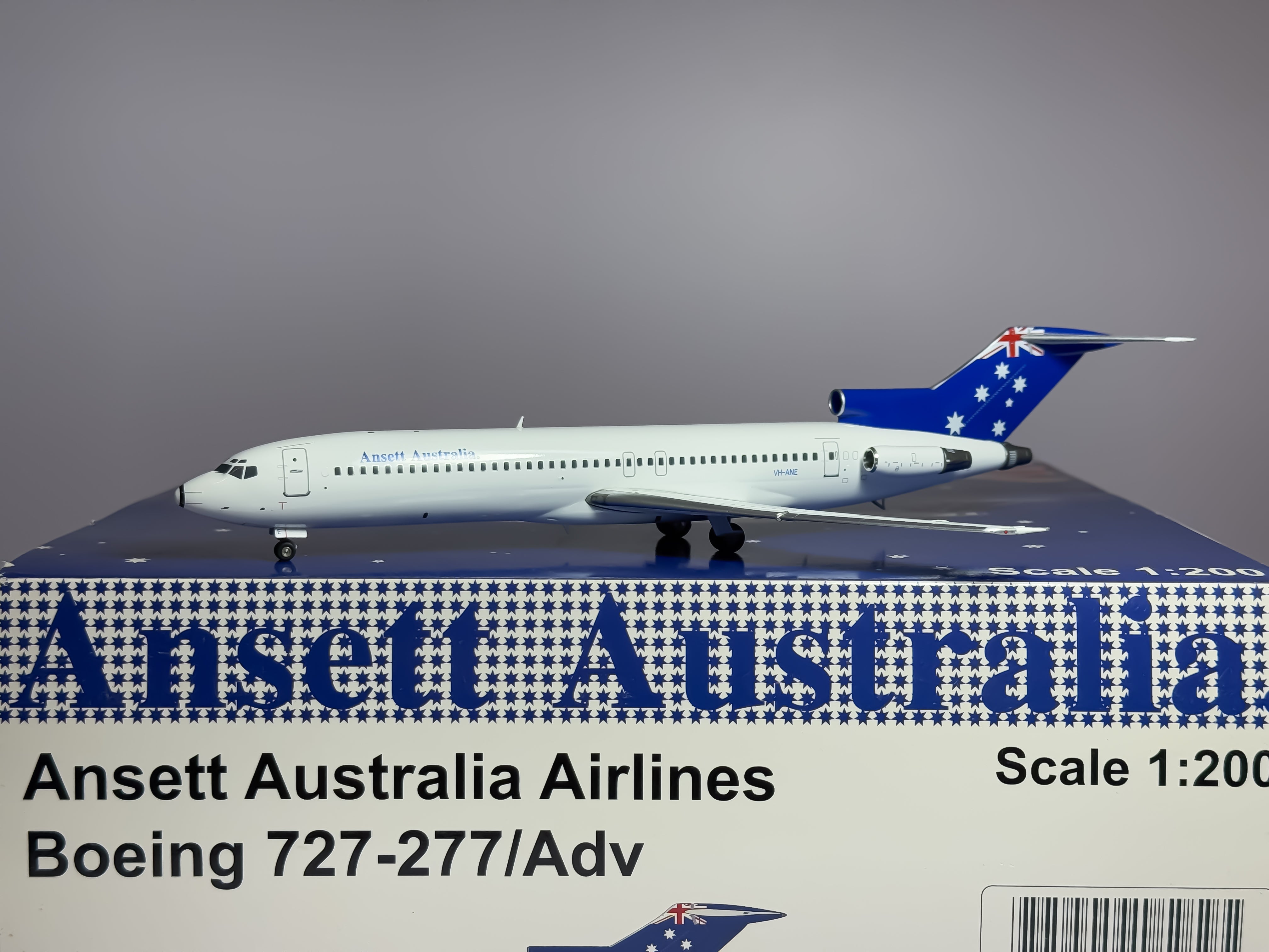 Ansett Australia Boeing 727-200 1:200 JC Wings VH-ANE (JC2600)