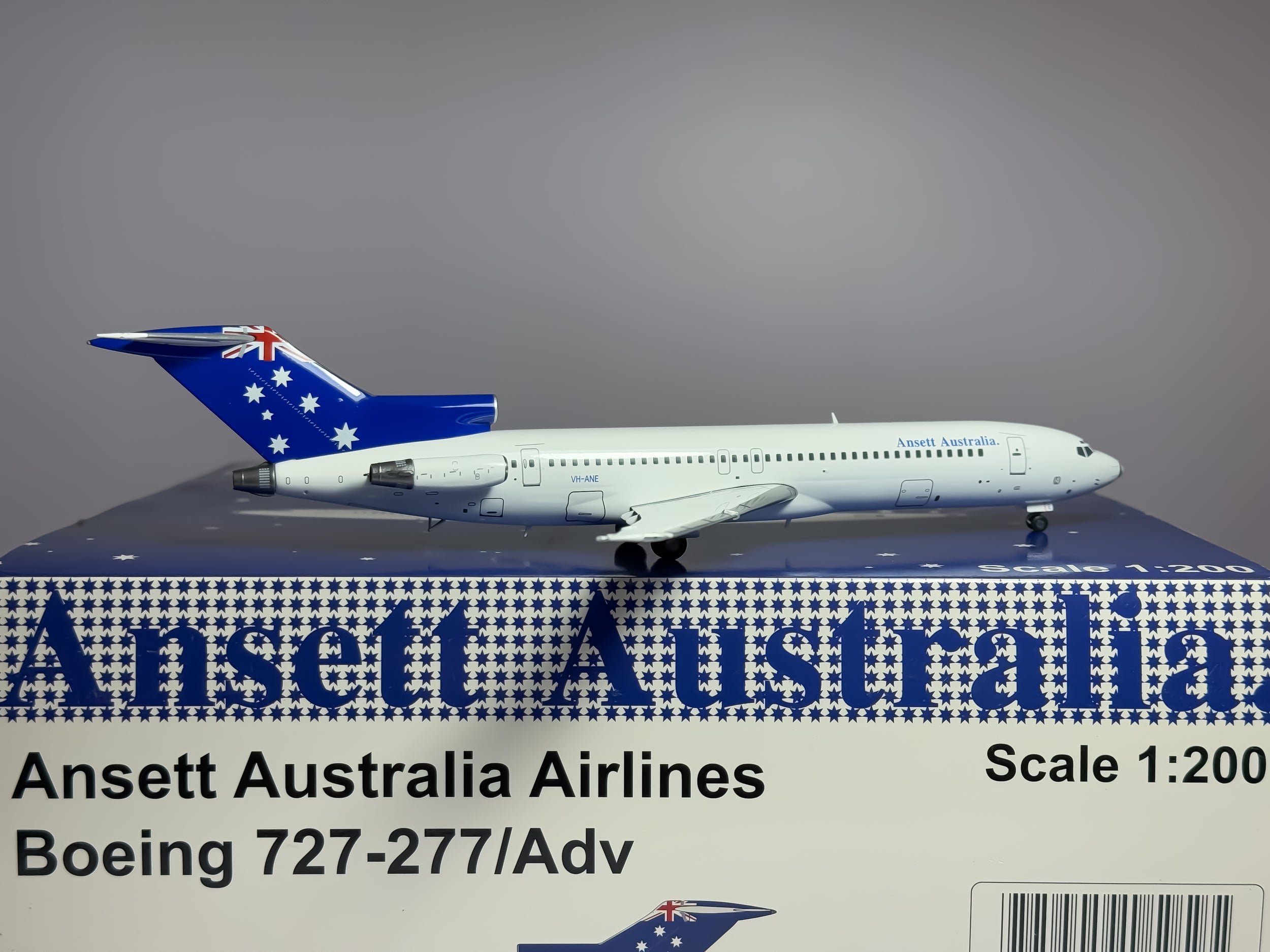 Ansett Australia Boeing 727-200 1:200 JC Wings VH-ANE (JC2600)