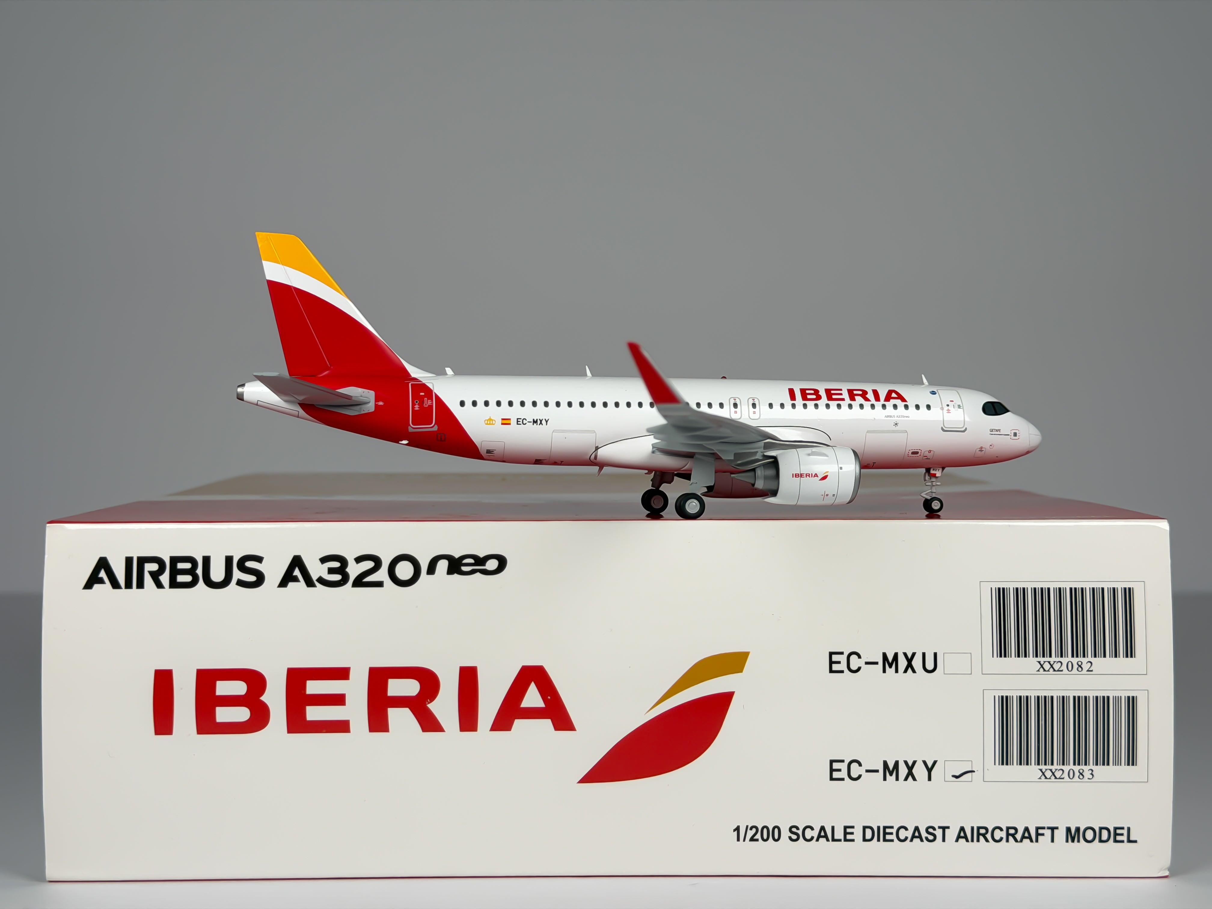 Iberia Airlines Airbus A320neo 1:200 JC Wings EC-MXY (JC2IBE083)