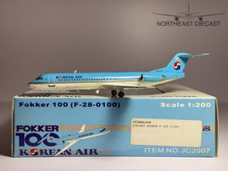 Korean Air Fokker 100 1:200 JC Wings HL7217 (JC2KAL008)