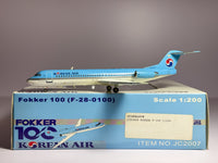 Korean Air Fokker 100 1:200 JC Wings HL7217 (JC2KAL008)