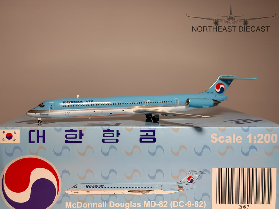 Korean Air McDonnell Douglas MD-83 1:200 JC Wings HL7225 (JC2KAL087)