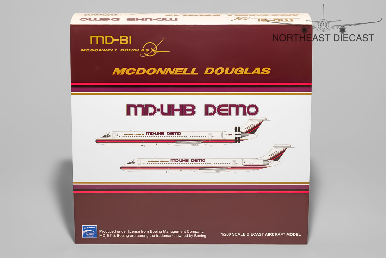 House Colors McDonnell Douglas MD-81 1:200 JC Wings N980DC (JC2MCD0024)