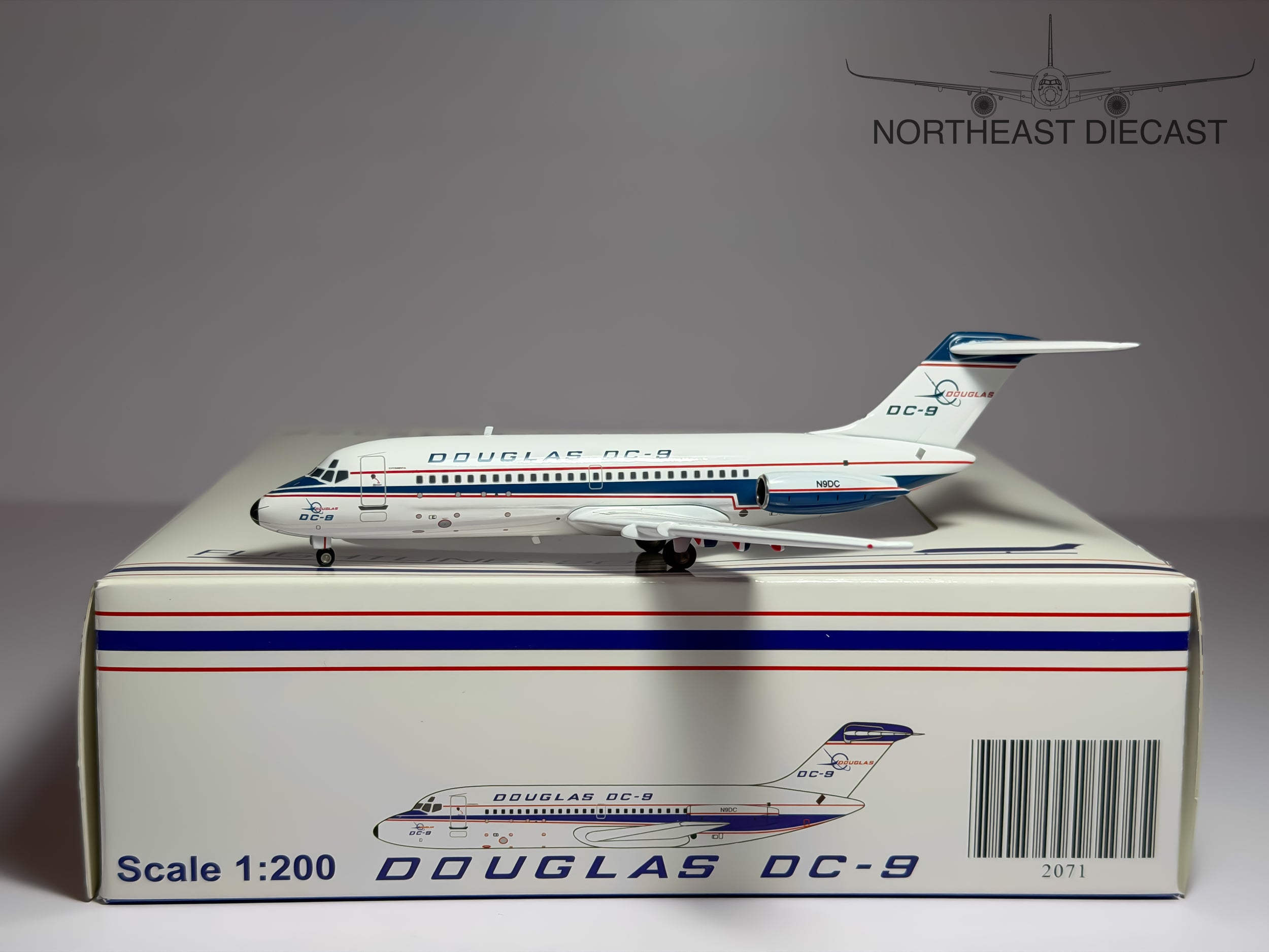 Douglas House Douglas DC-9-14 1:200 JC Wings N9DC (JC2MCD071)