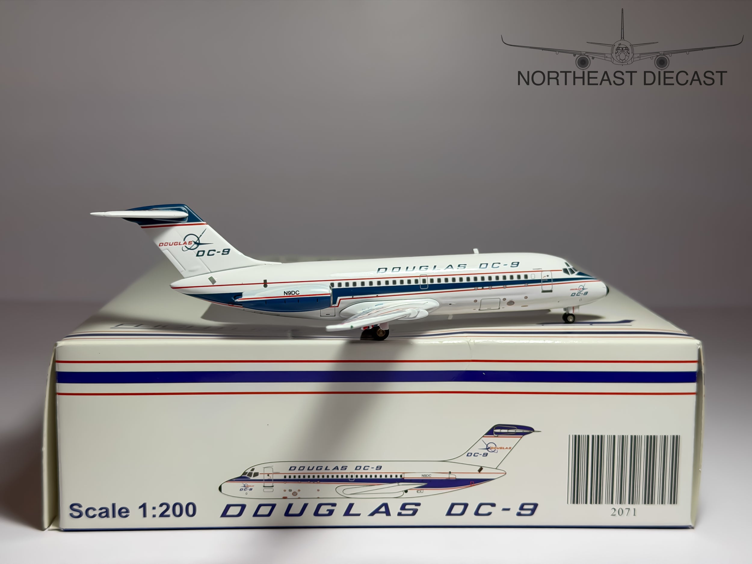 Douglas House Douglas DC-9-14 1:200 JC Wings N9DC (JC2MCD071)