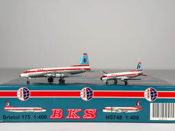 BKS Air Transport Bristol 175 Britannia 1:400 Gemini Jets G-ANBH + G-ARRW (JC4111)