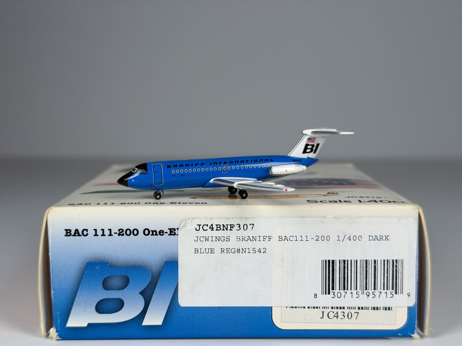 Braniff International BAC 1-11 1:400 JC Wings N1542 (JC4307)