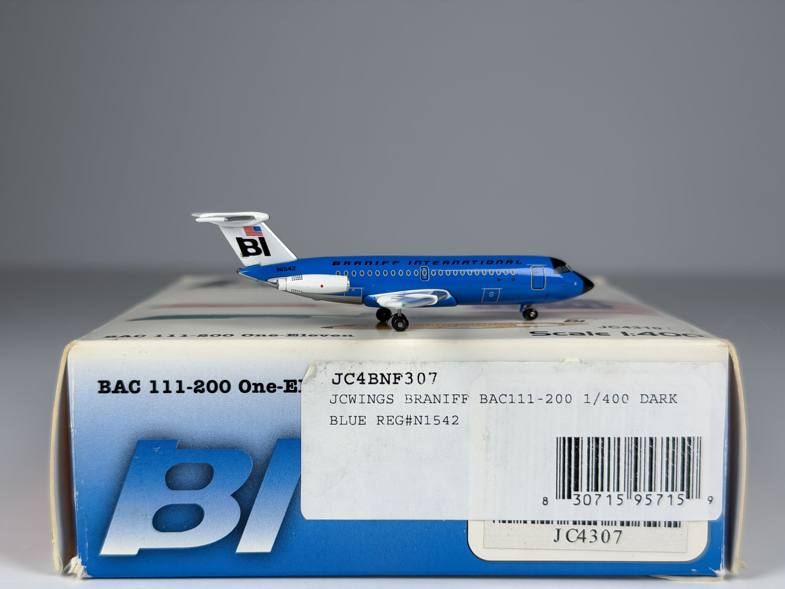 Braniff International BAC 1-11 1:400 JC Wings N1542 (JC4307)