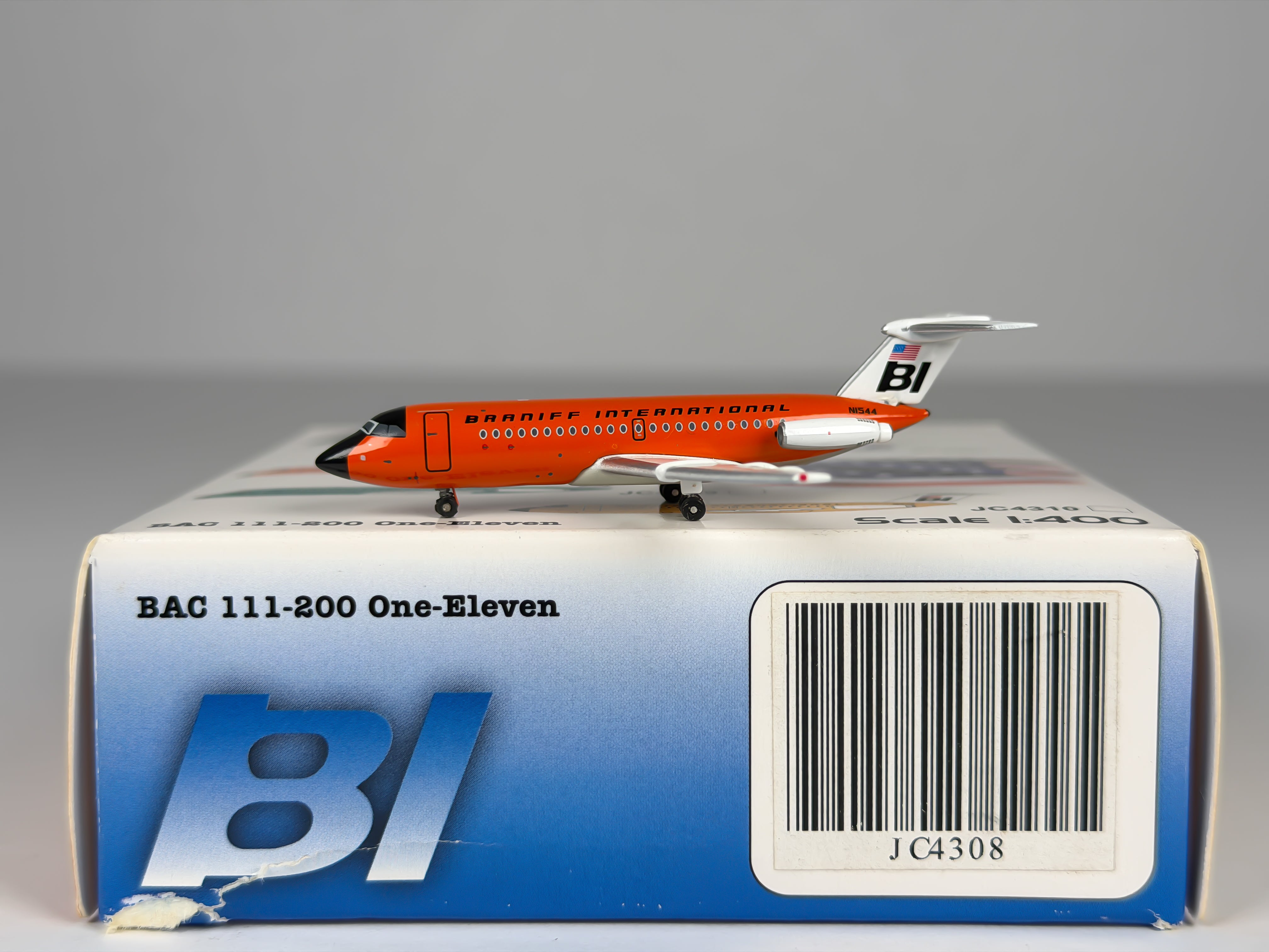 Braniff International BAC 1-11 1:400 JC Wings N1544 (JC4308)