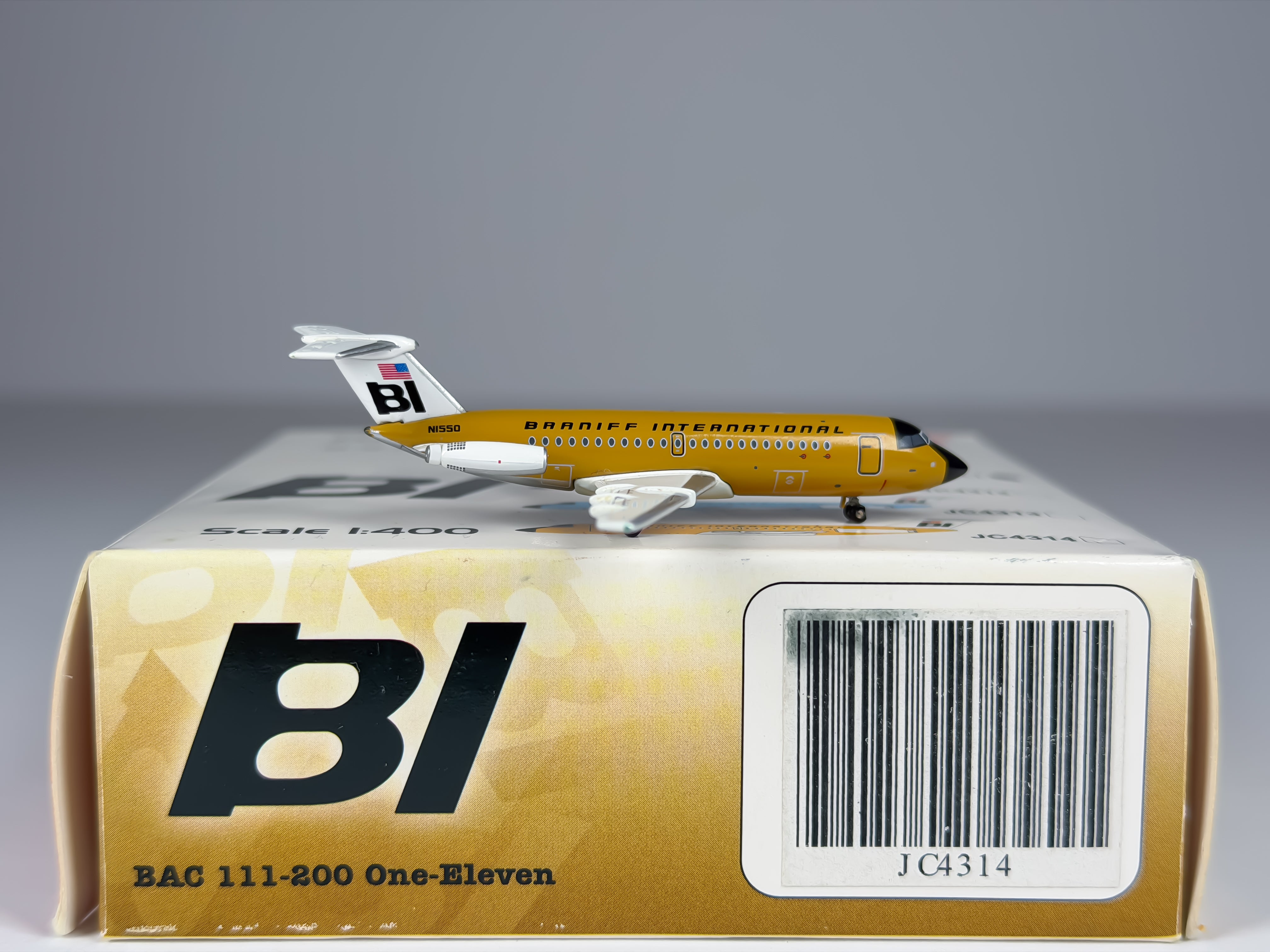 Braniff International BAC 1-11 1:400 JC Wings N1550 (JC4311)