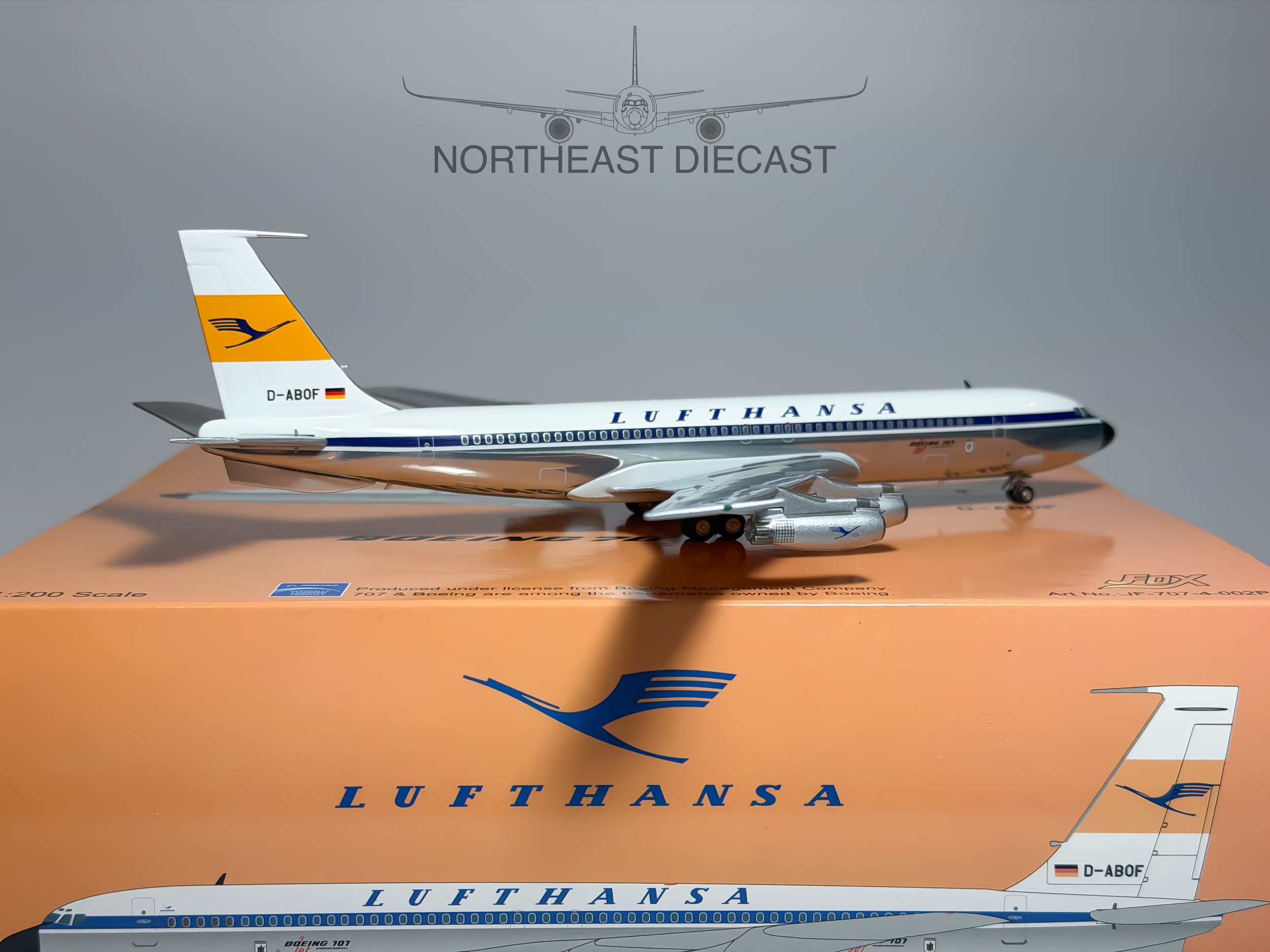 Lufthansa Boeing 707-420 1:200 Inflight200 D-ABOF (JF-707-4-002P)