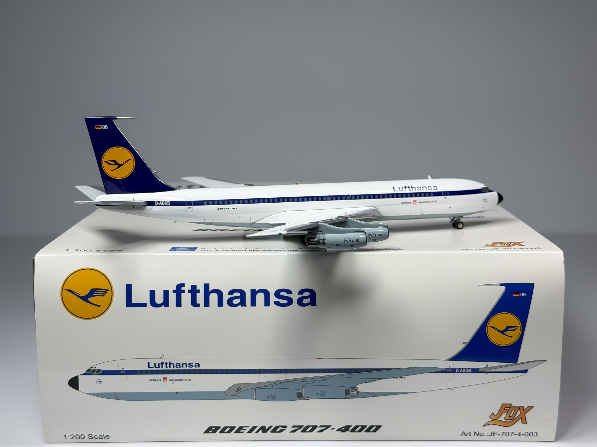 Lufthansa Boeing 707-400 1:200 Inflight200 D-ABOF (JF-707-4-003)