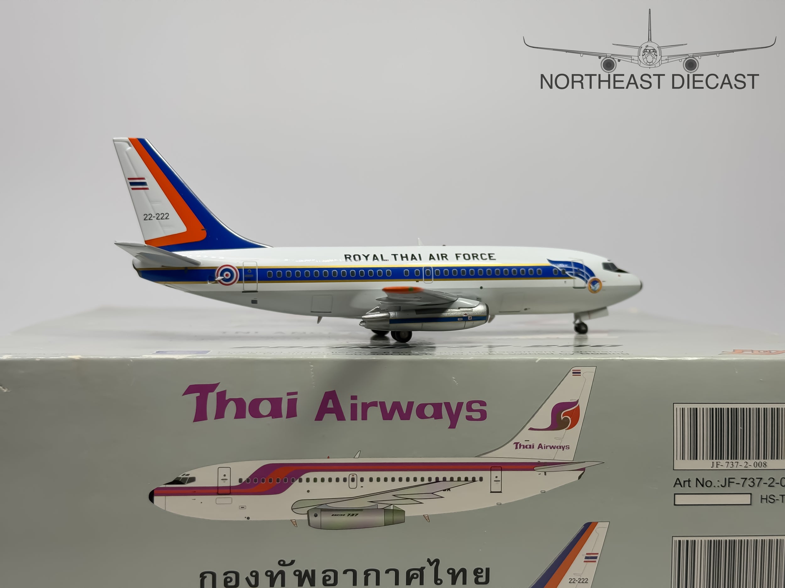 Thai Air Force Boeing 737-200 1:200 Inflight200 22-222 (JF-737-2-001)
