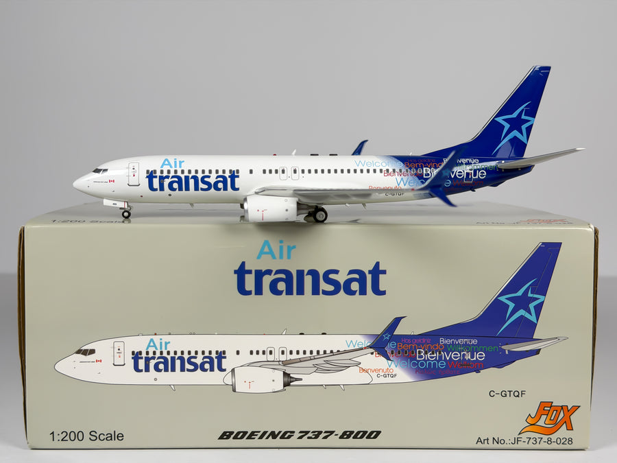 Air Transat Boeing 737-800 1:200 Inflight200 C-GTQF (JF-737-8-028)