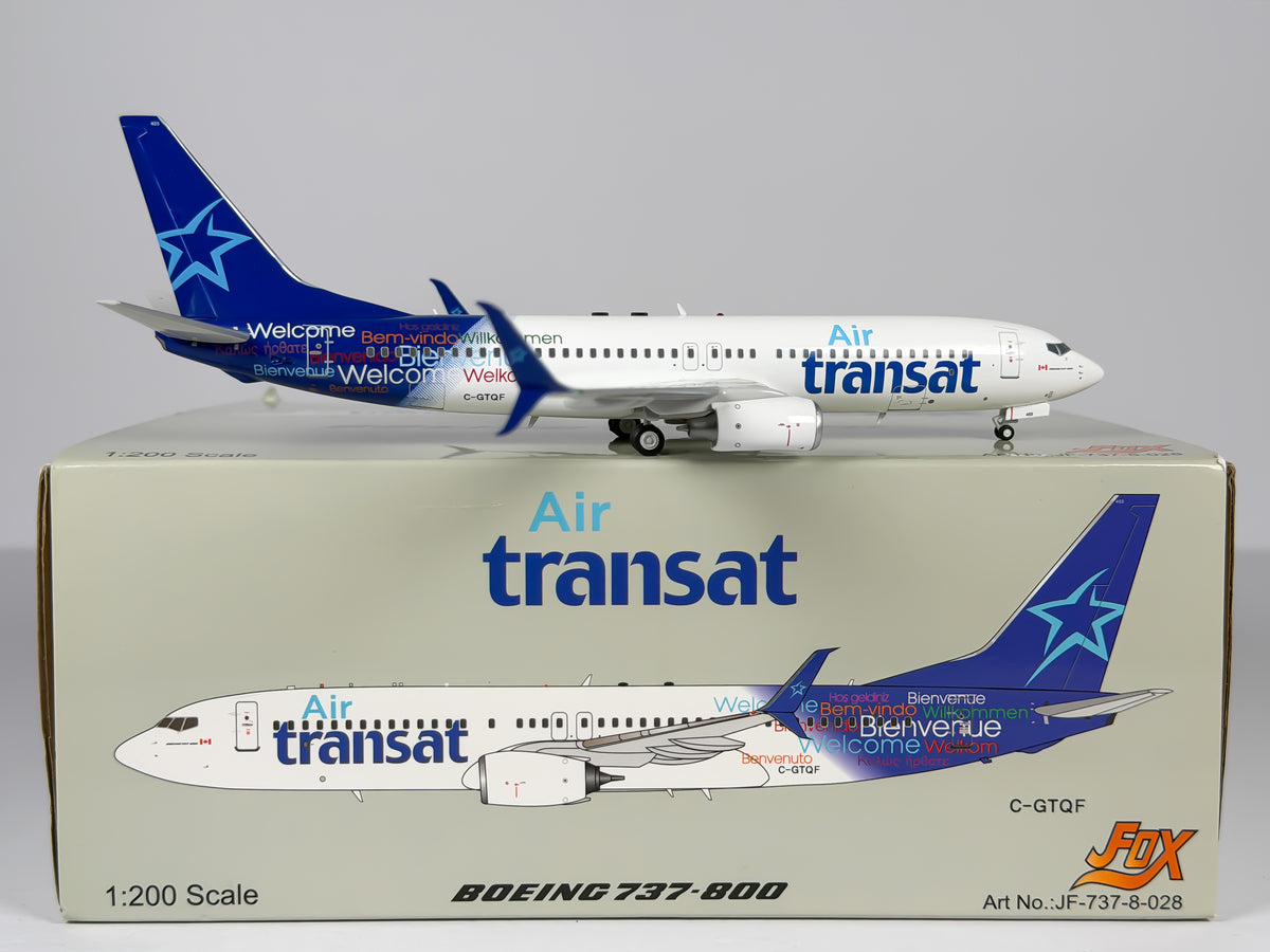 Air Transat Boeing 737-800 1:200 Inflight200 C-GTQF (JF-737-8-028)