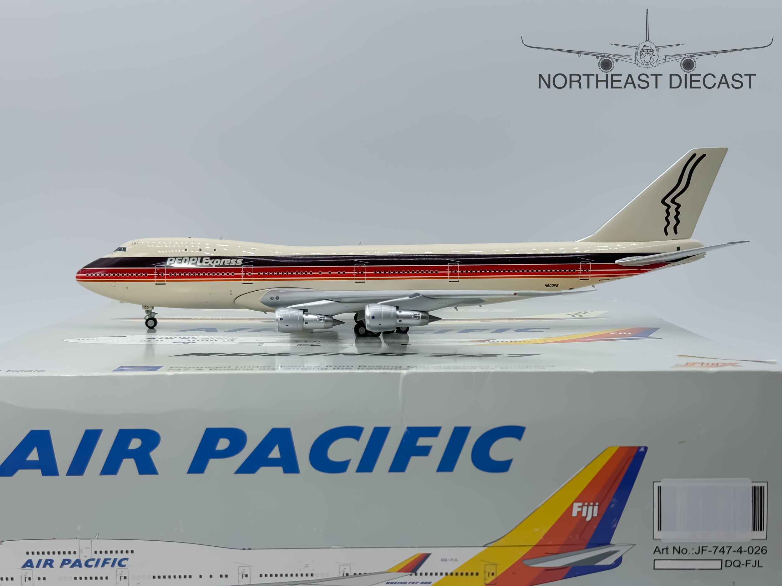 PEOPLExpress Boeing 747-100 1:200 Inflight200 N603PE (JF-747-1-002)