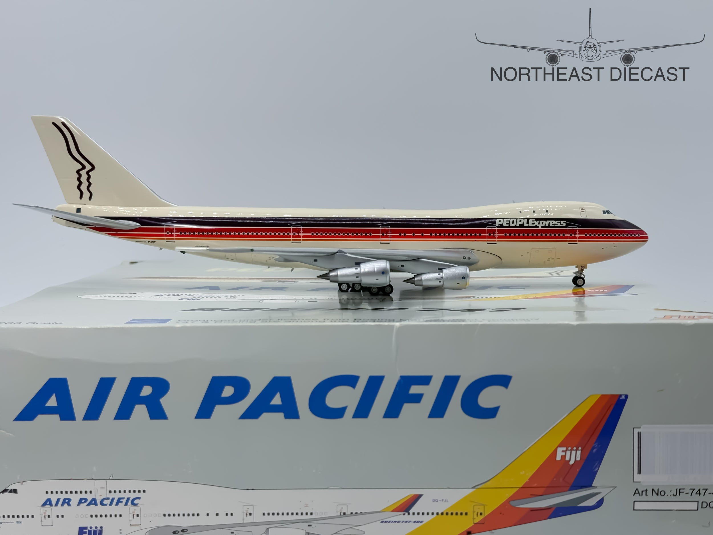 PEOPLExpress Boeing 747-100 1:200 Inflight200 N603PE (JF-747-1-002)
