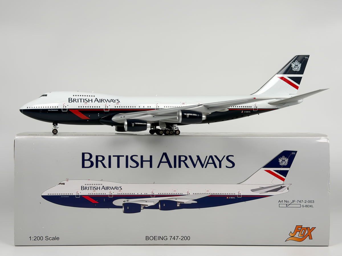 British Airways Boeing 747-200 1:200 InFlight200 G-BDXL (JF-747-2-003)