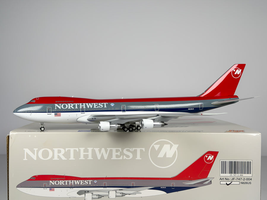 Northwest Airlines Boeing 747-200 1:200 Inflight200 N626US (JF-747-2-004)