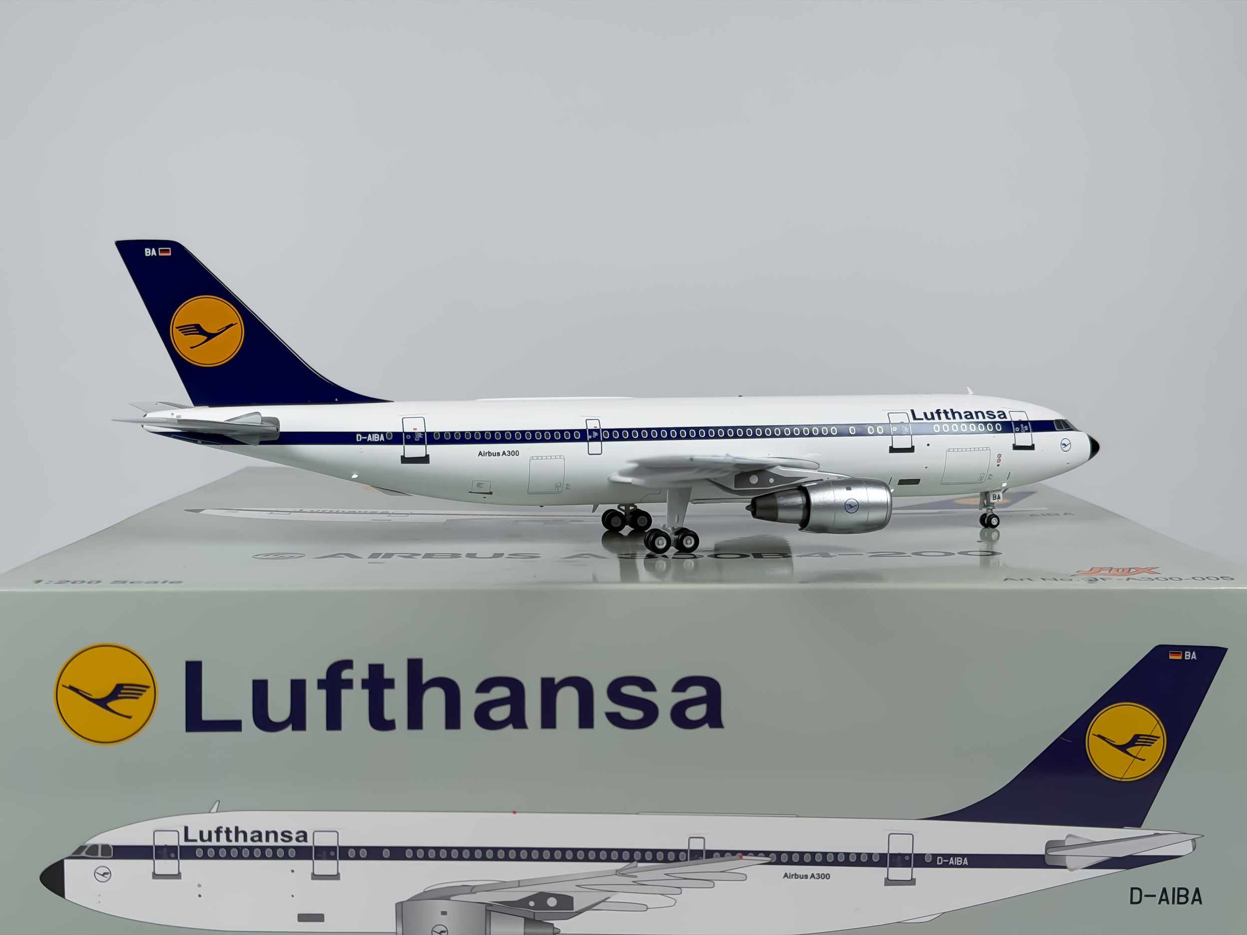 Lufthansa Airbus A300 1:200 Inflight200 D-AIBA (JF-A300-005)