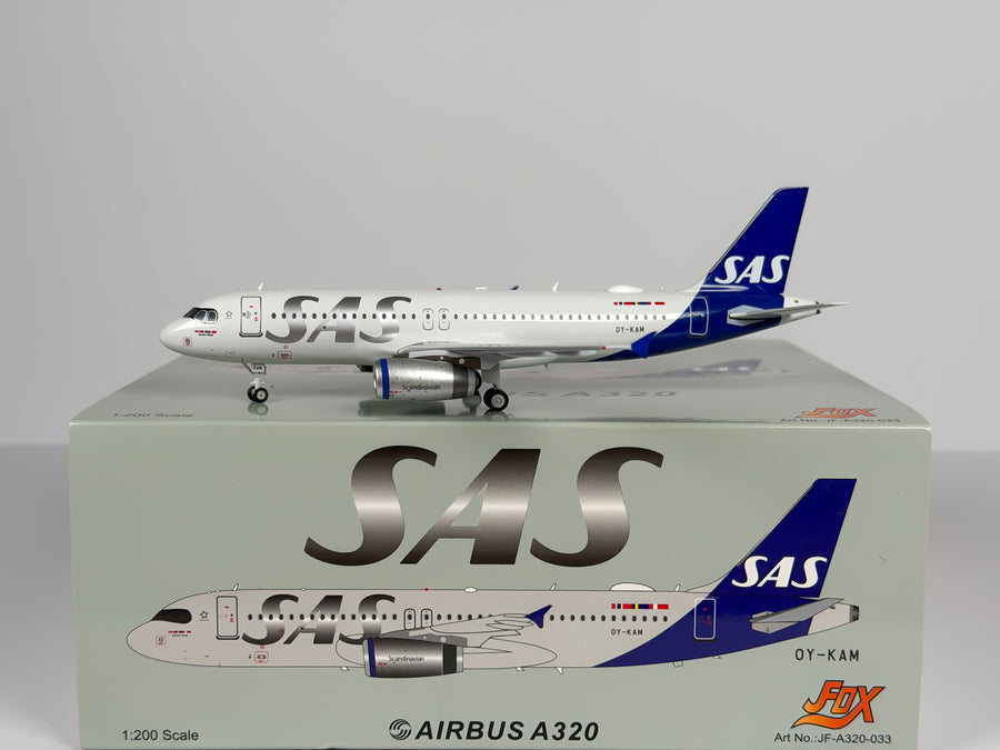 Scandinavian Airlines (SAS) Airbus A320 1:200 Inflight200 OY-KAM (JF-A320-033)