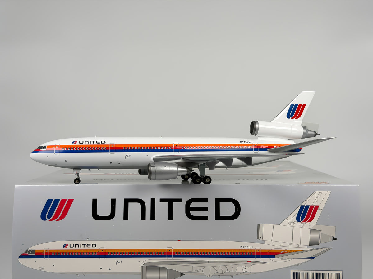 United Airlines McDonnell Douglas DC-10-10 1:200 InFlight200 N1830U (JF-DC10-1-001)
