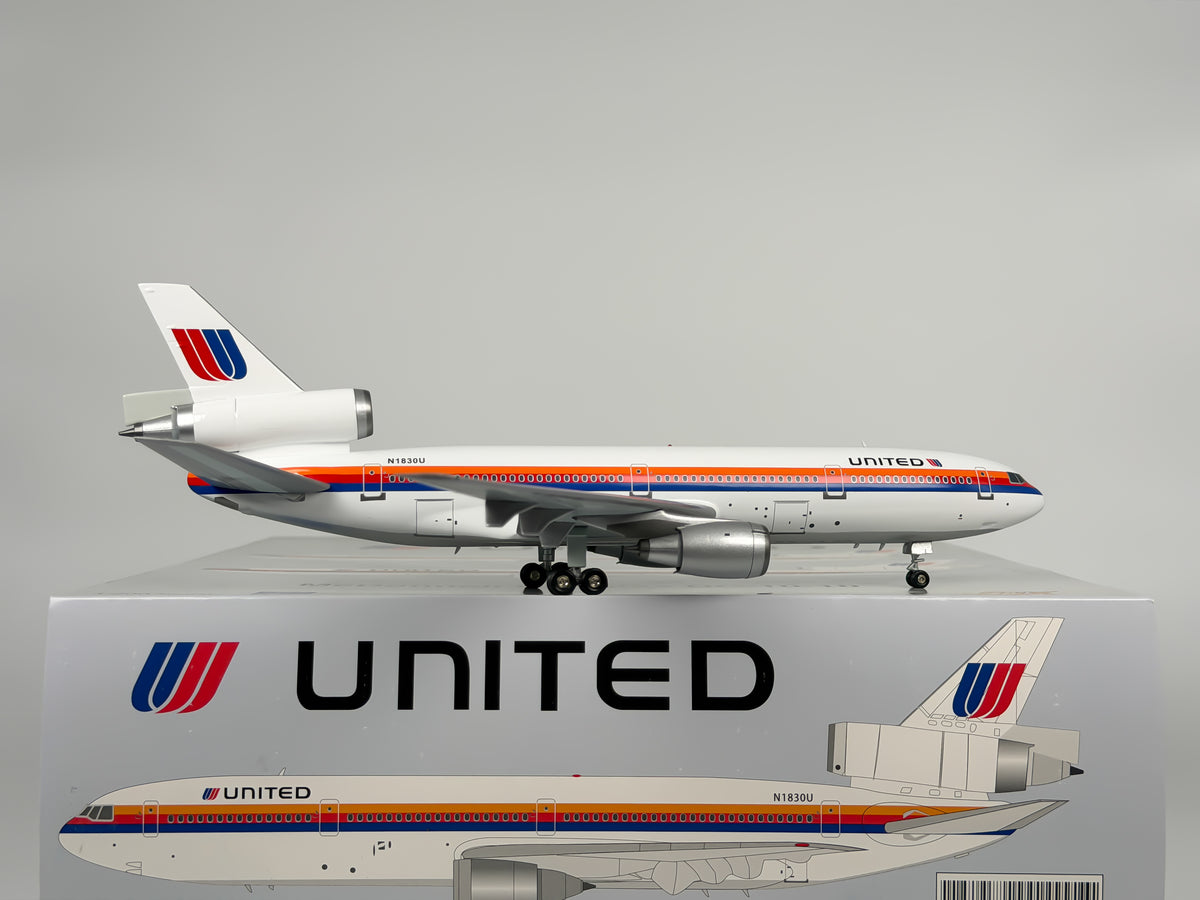 United Airlines McDonnell Douglas DC-10-10 1:200 InFlight200 N1830U (JF-DC10-1-001)