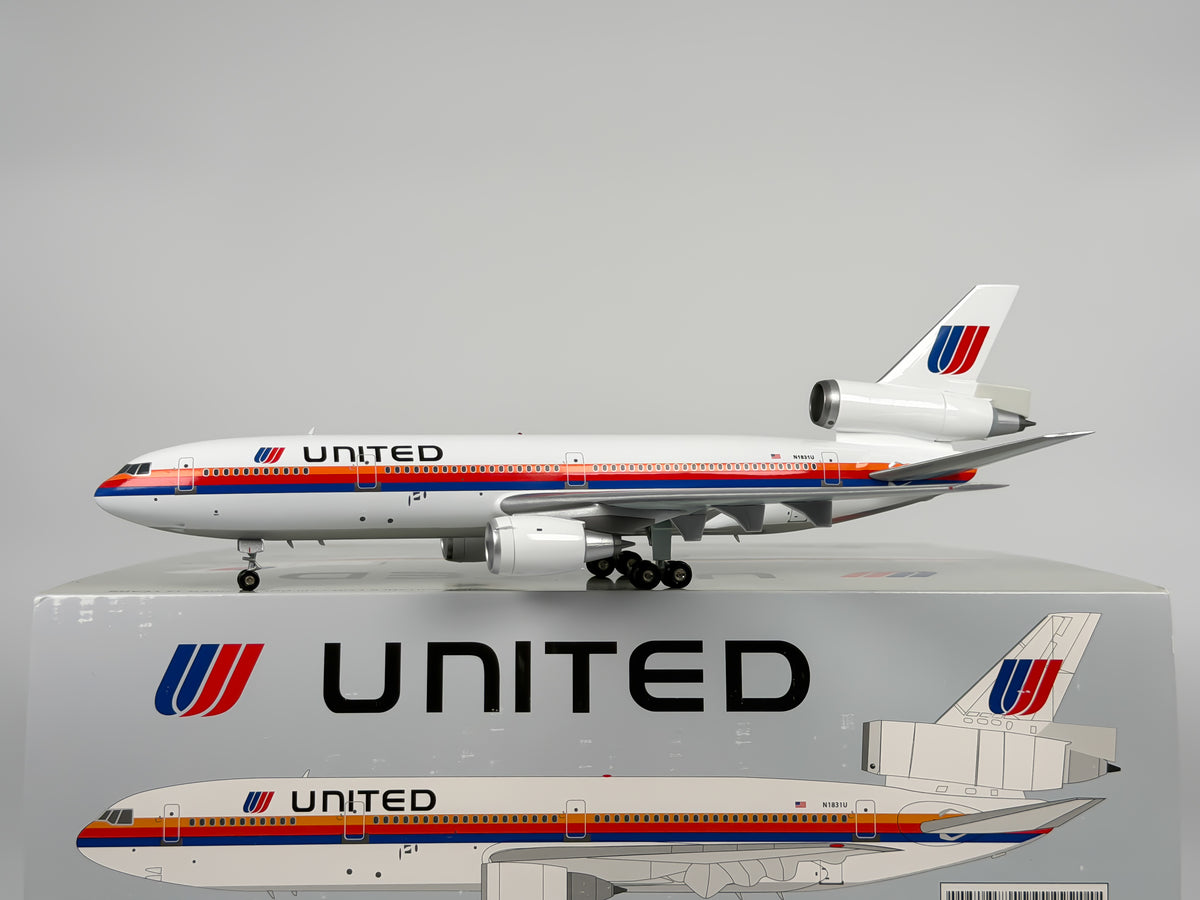 United Airlines McDonnell Douglas DC-10-10 1:200 InFlight200 N1831U (JF-DC10-1-002)