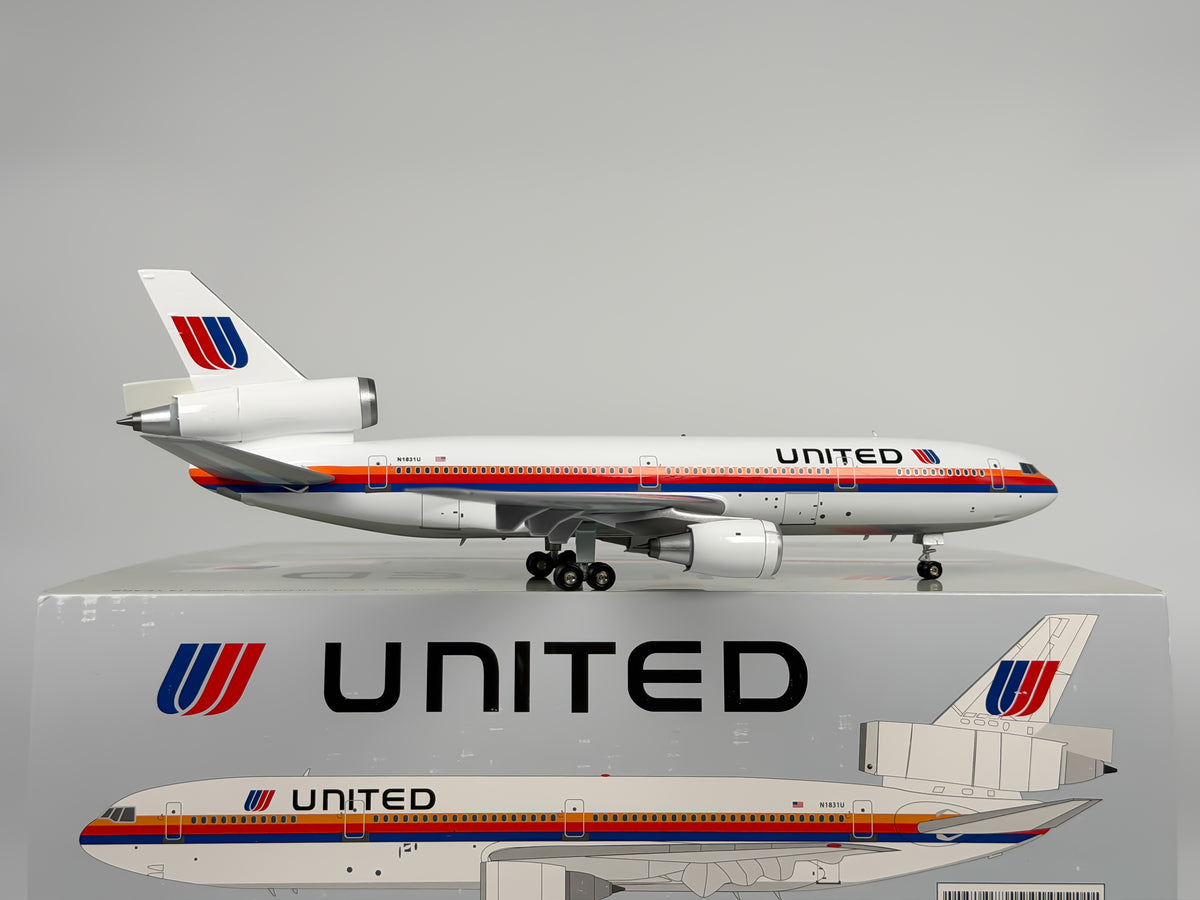 United Airlines McDonnell Douglas DC-10-10 1:200 InFlight200 N1831U (JF-DC10-1-002)