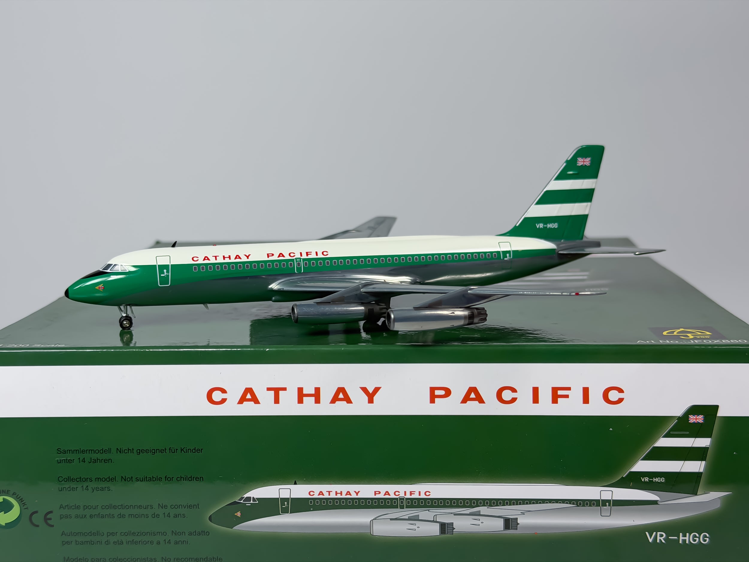 Cathay Pacific Convair CV-880 1:200 Inflight200 VR-HGC (JFOX881)
