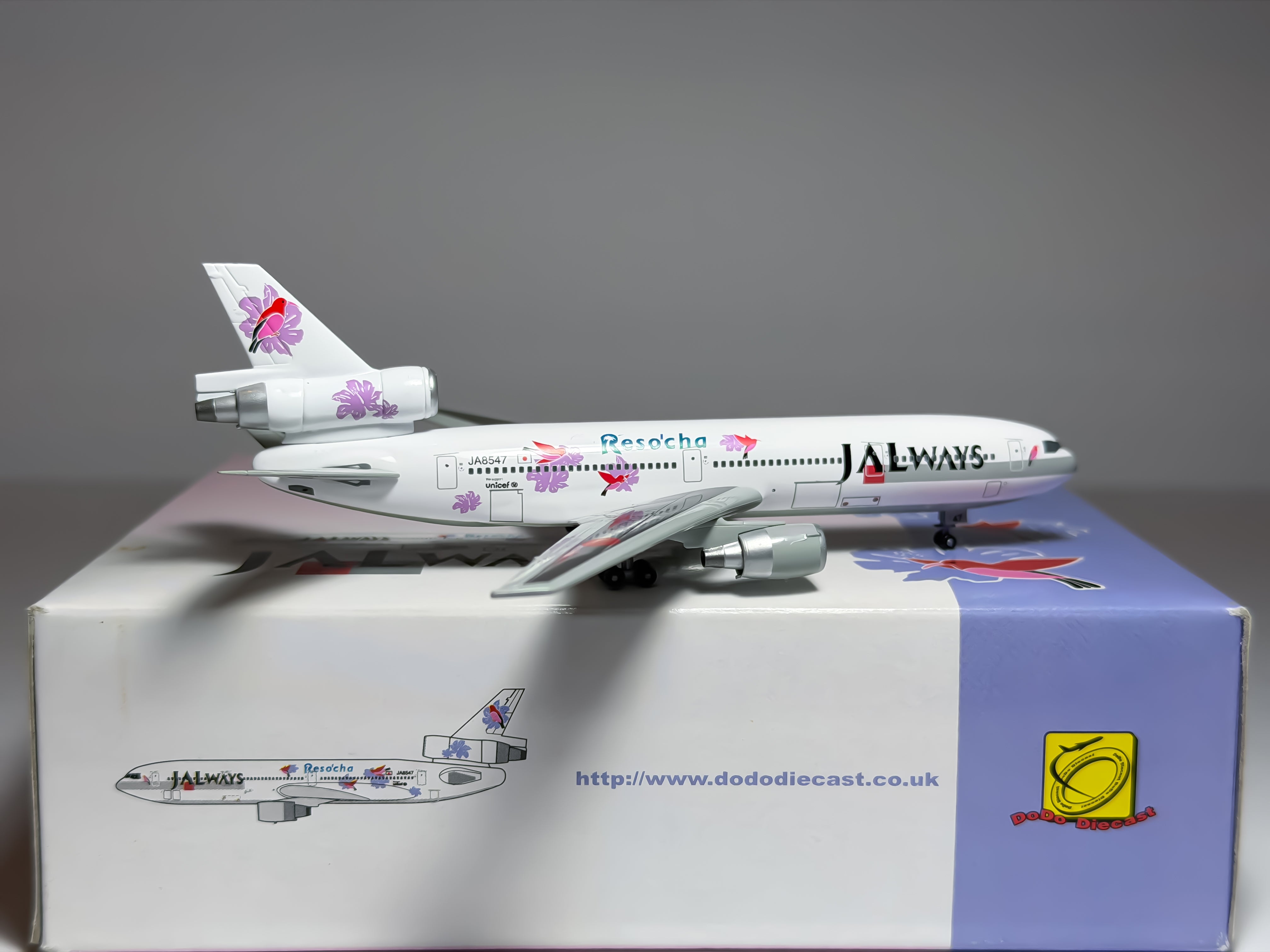 Japan Airlines (JAL) McDonnell Douglas DC-10-40 1:400 Dragon Wings JA8547 (JLDC10)